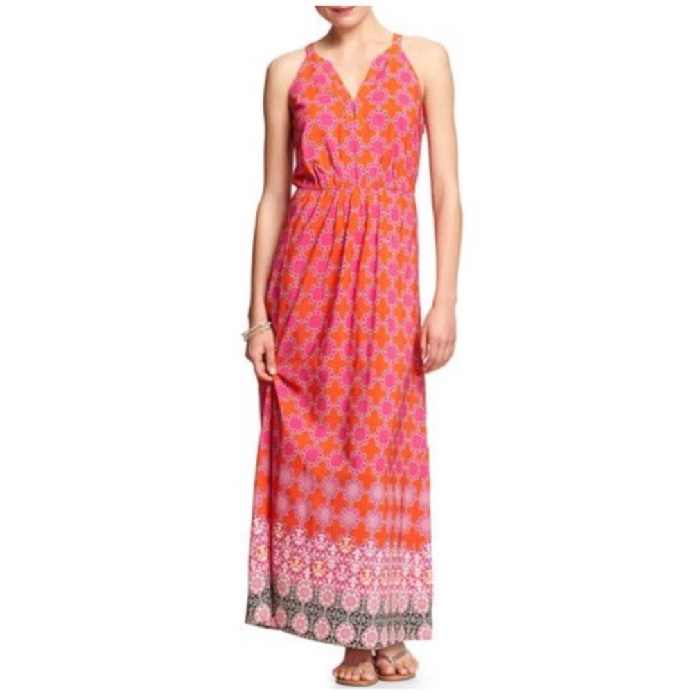 Banana Republic Maxi Dress Size 6 Beautiful Print